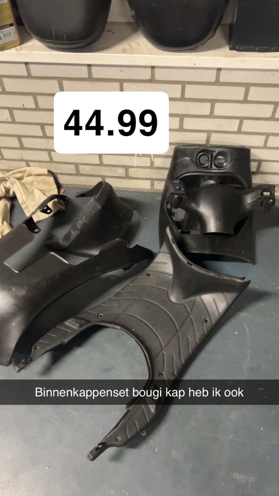 Binnenkappenset voor zip, inclusief bougie kap, Verzenden, Gebruikt, Kap, Overige merken