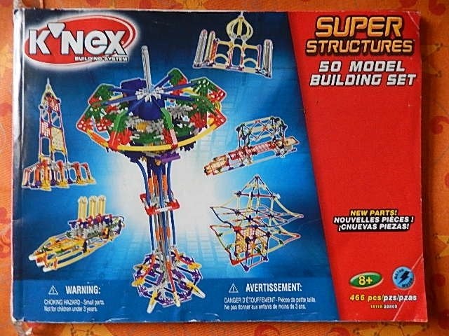 knex 50 model set in koffer, Ophalen of Verzenden, Zo goed als nieuw, K'nex