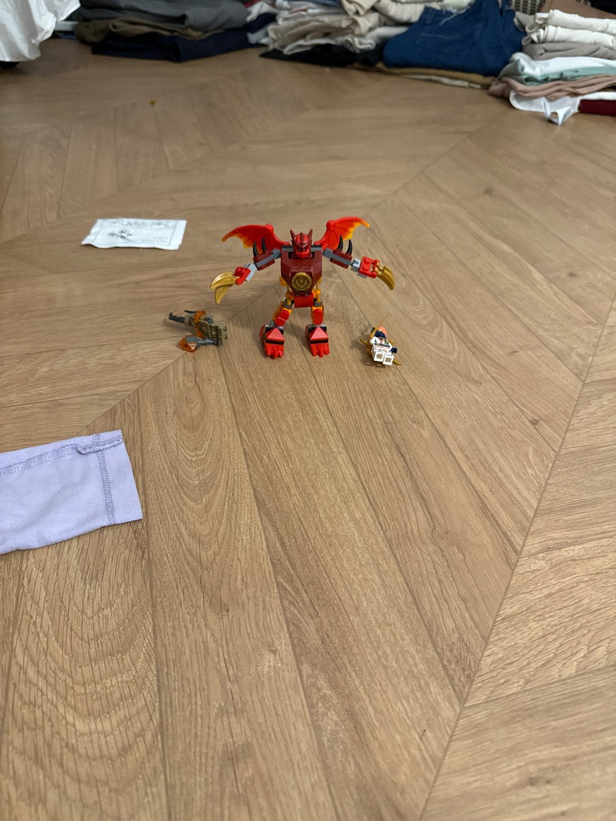 Lego Ninjago: Kai's Vuurrobot (70615) - Zo goed als nieuw, Lego, Ophalen of Verzenden, Zo goed als nieuw, Compleet