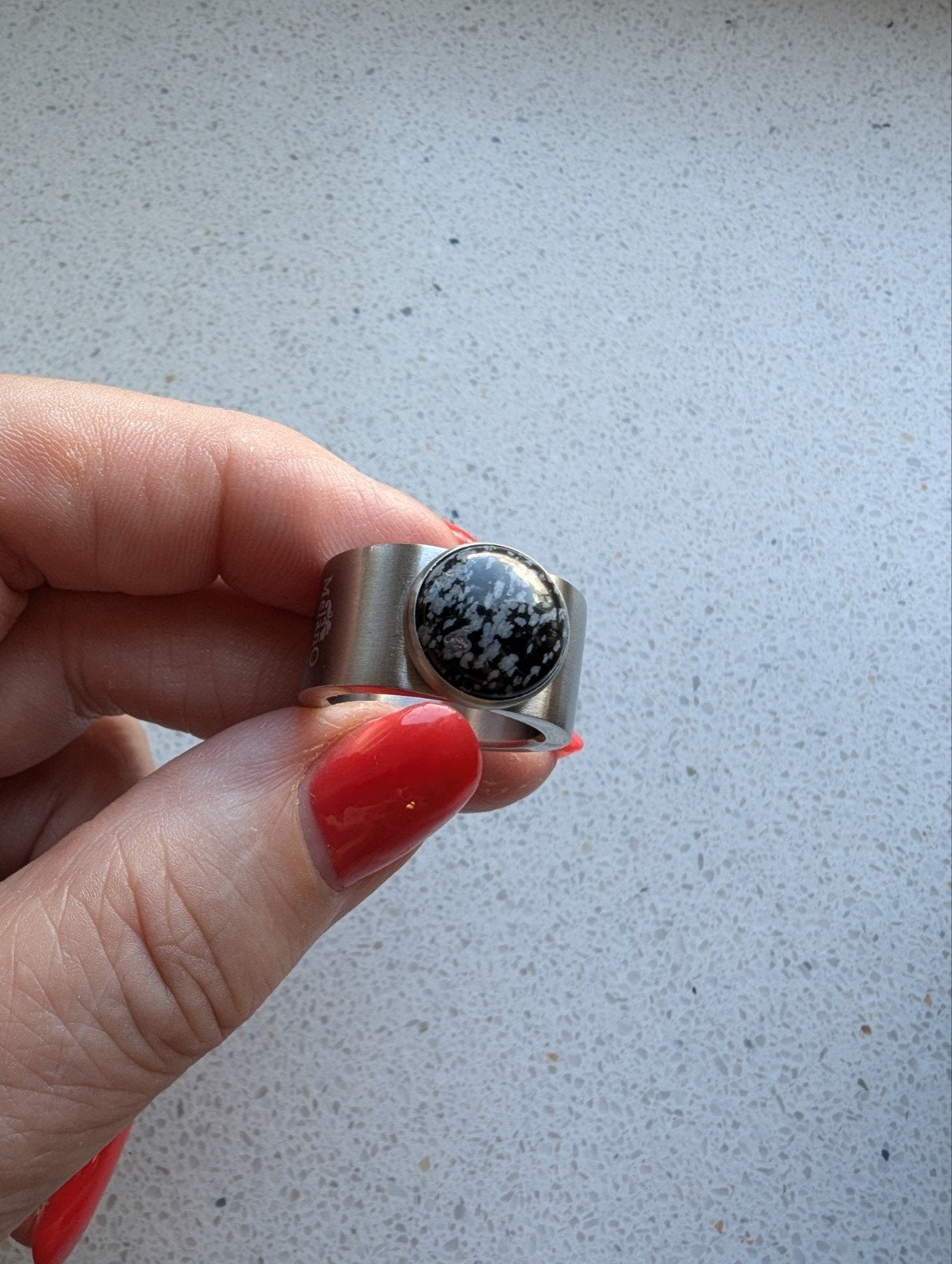Melano ring met verwisselbare stenen, Ophalen of Verzenden