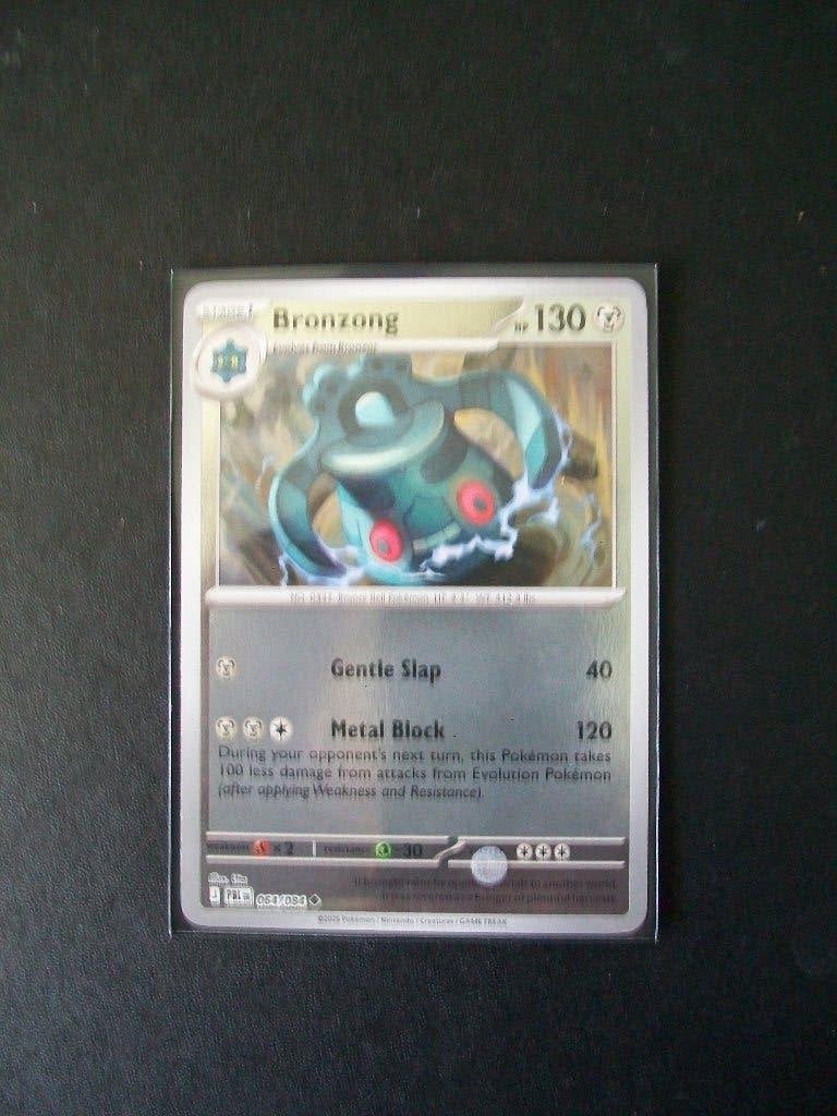 4520: Nieuwe Pokemon Kaart Holofoil BRONZONG HP130 (064/084), Verzenden, Nieuw, Losse kaart, Foil