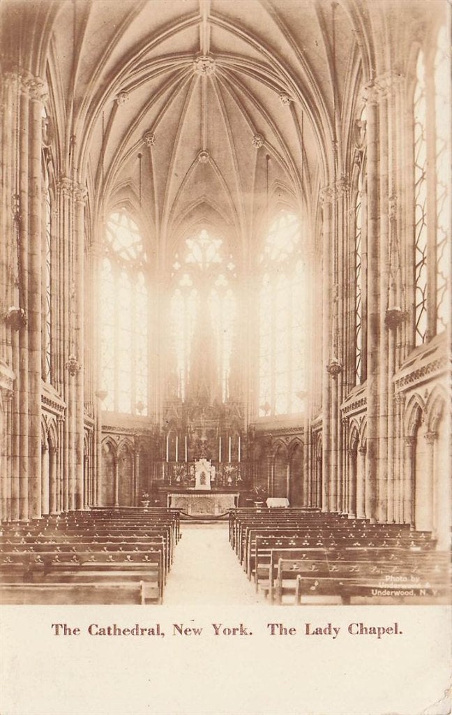 703-286-063 The Cathedral New York The Lady Chapel, Verzenden, Voor 1920, Overig Europa
