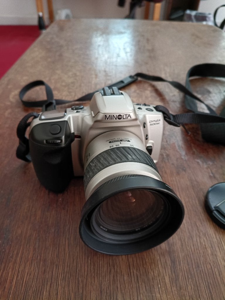 Minolta 500si DYNAX, Audio, Tv en Foto, Fotocamera's Analoog, Ophalen of Verzenden, Gebruikt, Spiegelreflex, Minolta