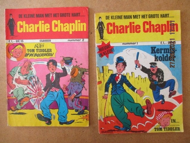adv4629 charlie chaplin, Eén stripboek, Ophalen, Gelezen