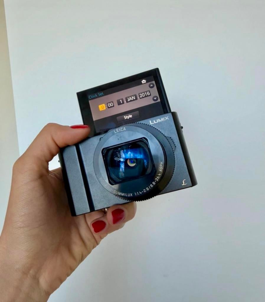Panasonic DMC-LX15 20.1MP 4K Lumix compactcamera, Compact, Zo goed als nieuw, Sony, 8 keer of meer