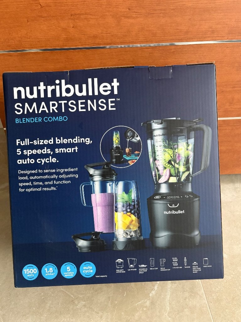 Nutribullet smartsense blender 1500w nieuw in doos, Ophalen, Nieuw, Blender