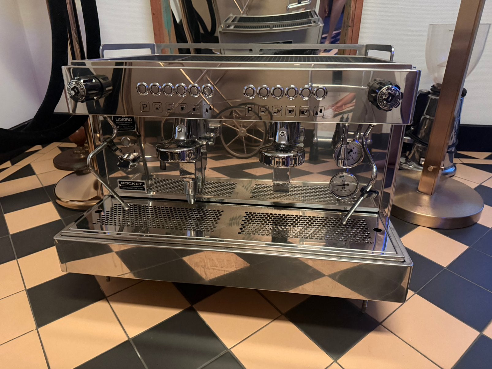 Rocket Espresso Milano Lavazza professioneel apparaat, Witgoed en Apparatuur, Koffiezetapparaten, Espresso apparaat, 10 kopjes of meer