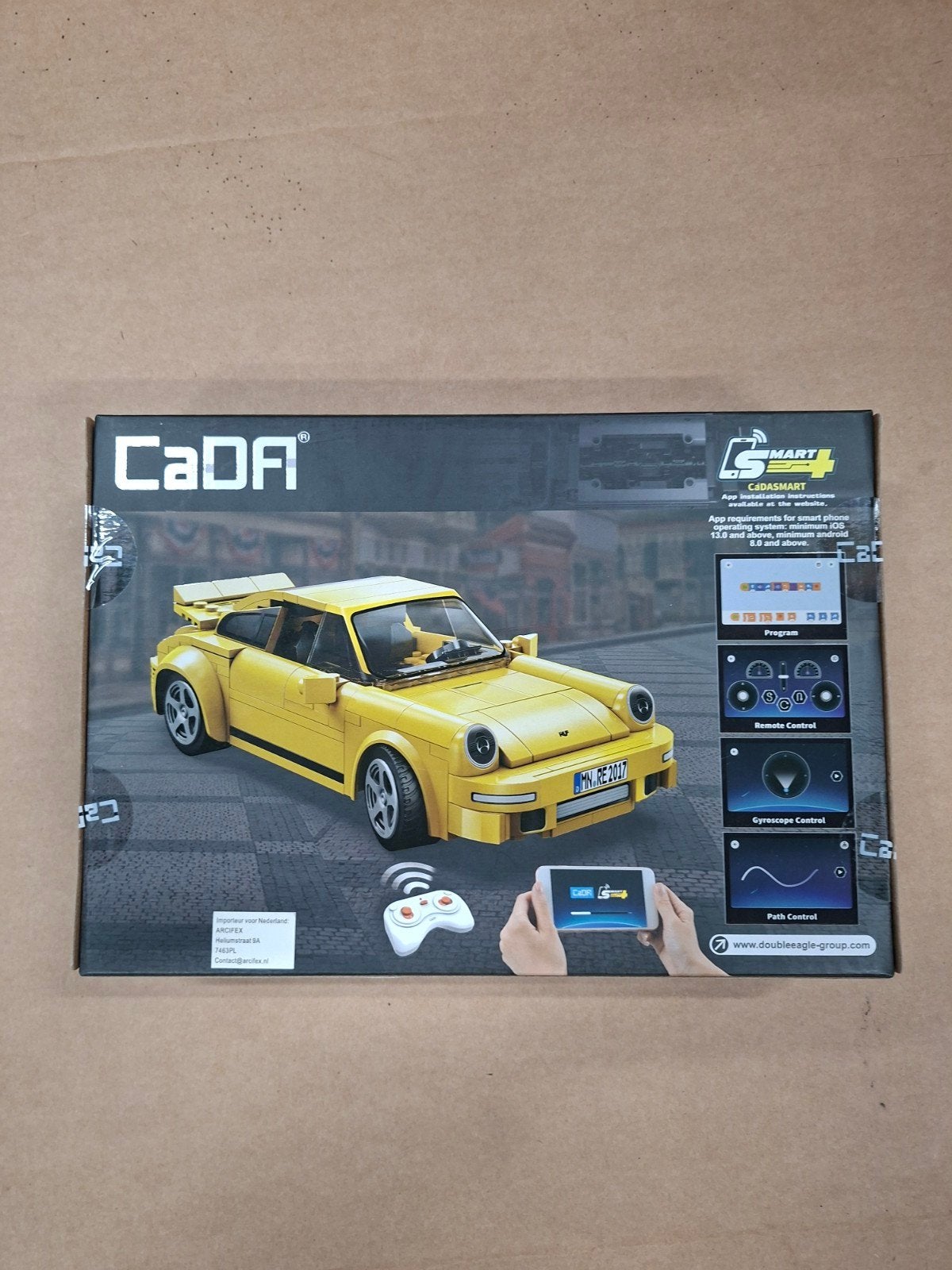 CaDA RUF gtr 2017 yellowbird 1:20, nieuw in doos, -, -, Nieuw, Ophalen of Verzenden