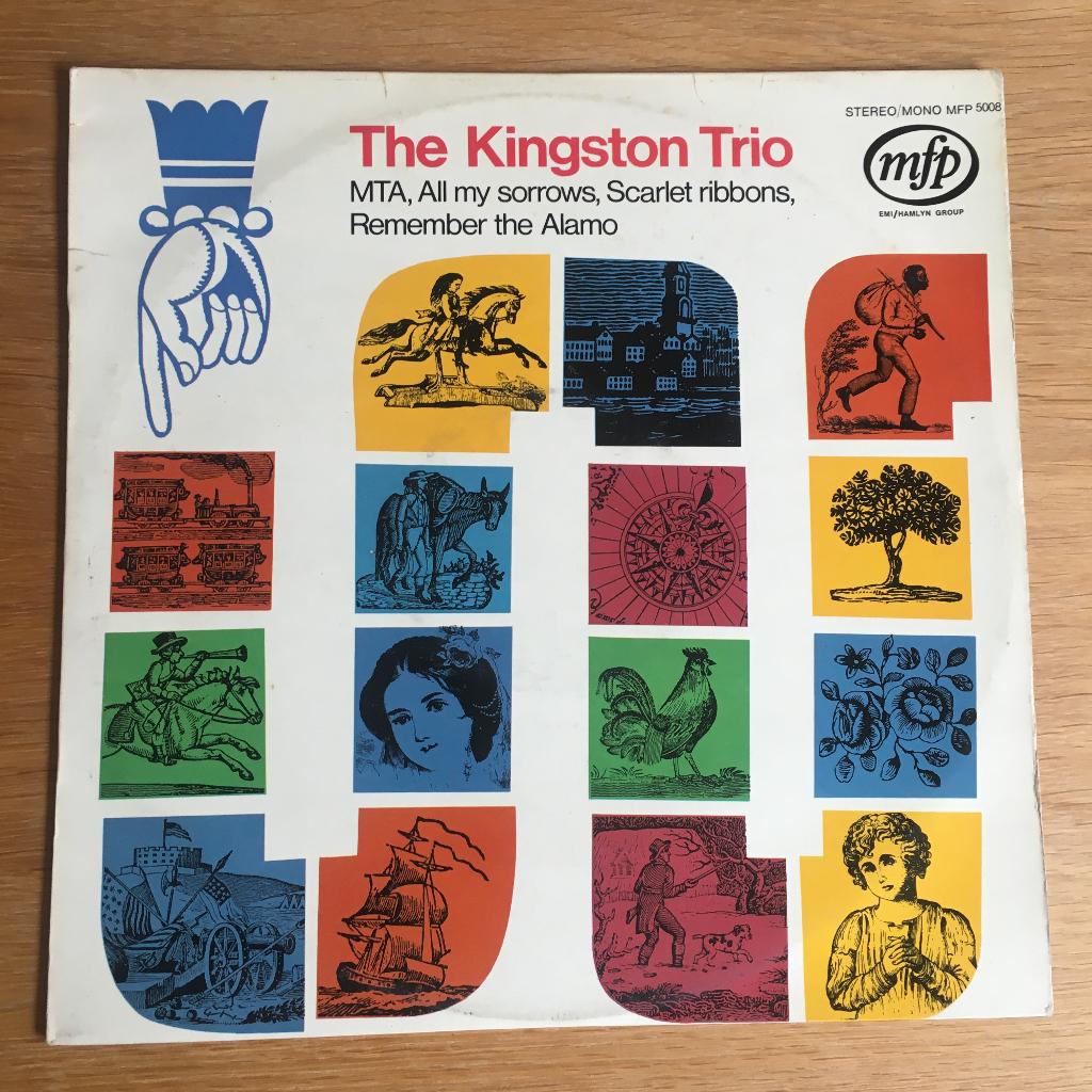 The Kingston Trio - At Large With The Kingston Trio LP, Ophalen, Gebruikt, 12 inch