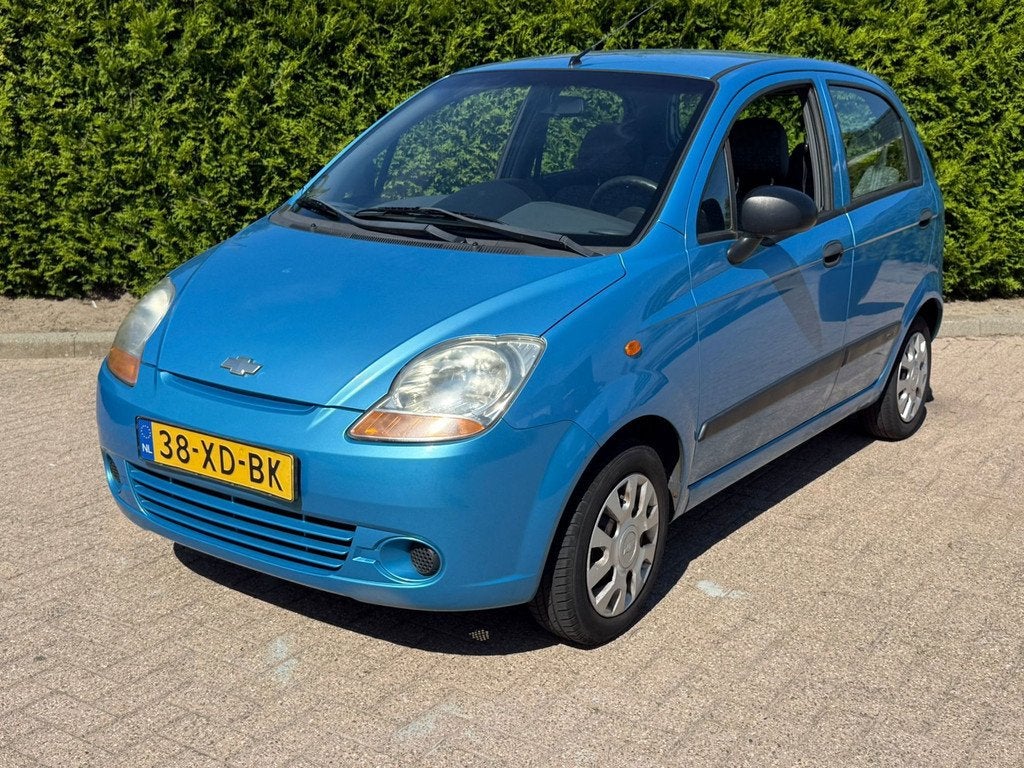 Chevrolet Matiz 0.8 Spirit Automaat Apk T/M 19-03-2027, Auto's, Chevrolet, Gebruikt, Blauw, Origineel Nederlands, Bedrijf