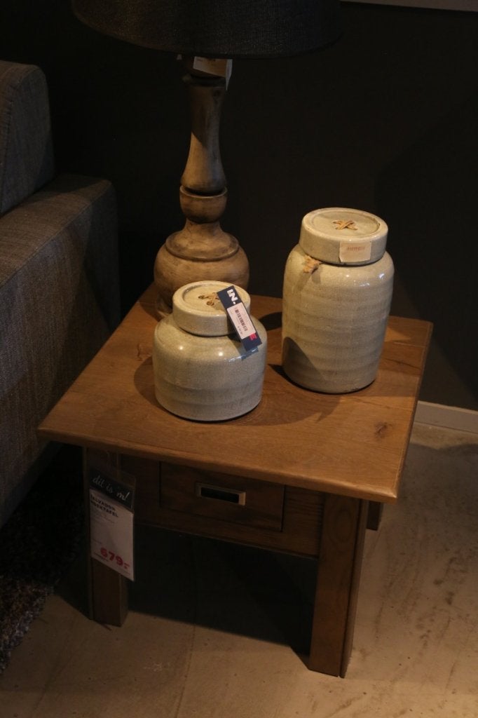 Hoektafel Salvador - Eikenhout - Weber Huiscollectie, Niet ingevuld, Niet ingevuld, Niet ingevuld