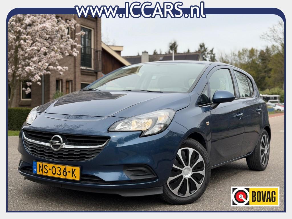 Opel CORSA 1.0 Turbo - Trekhaak - Airco - 5 Drs - Cruise !!!, Voorwielaandrijving, Gebruikt, Euro 6, Blauw
