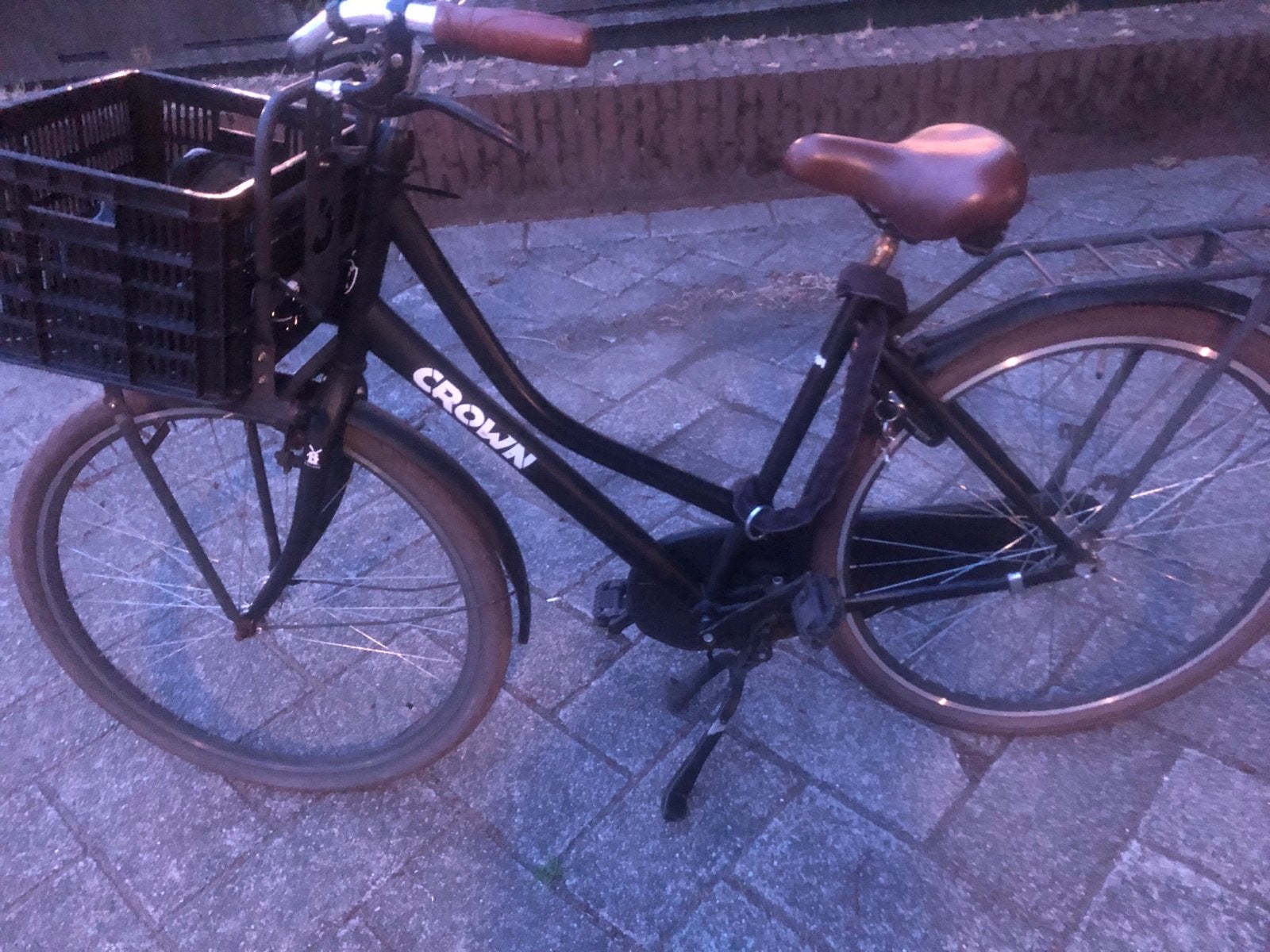 Crown stadsfiets - Ideaal voor dagelijks gebruik, Velgrem, Ophalen, Overige merken, 53 tot 56 cm