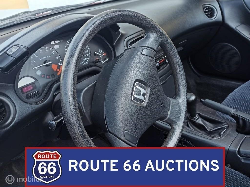 Honda CRX del Sol | Route 66 Auctions, Auto's, Honda, Overige carrosserieën, Zwart, Bedrijf