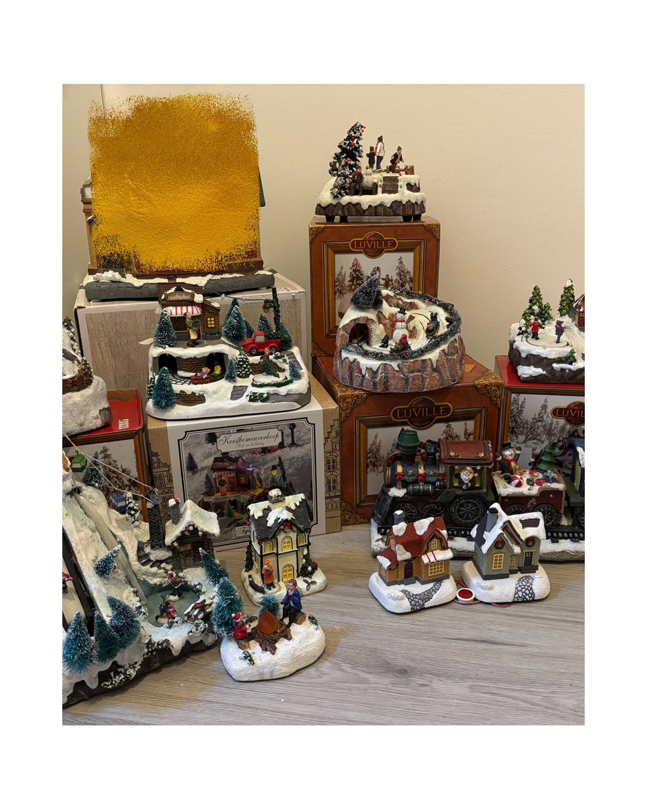 Kerst huisjes, Diversen, Kerst, Ophalen, Gebruikt