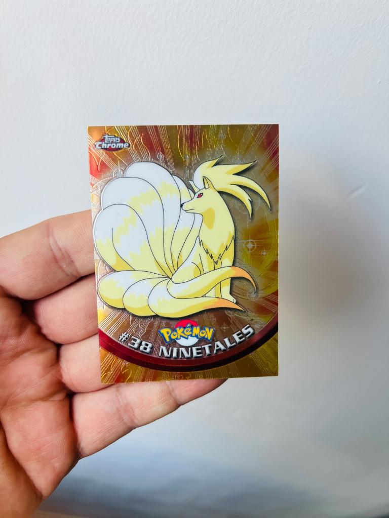 Ninetales 38 TOPPS Chrome TV Animated Pokemon Holo Card, Verzenden, Zo goed als nieuw, Losse kaart, Foil
