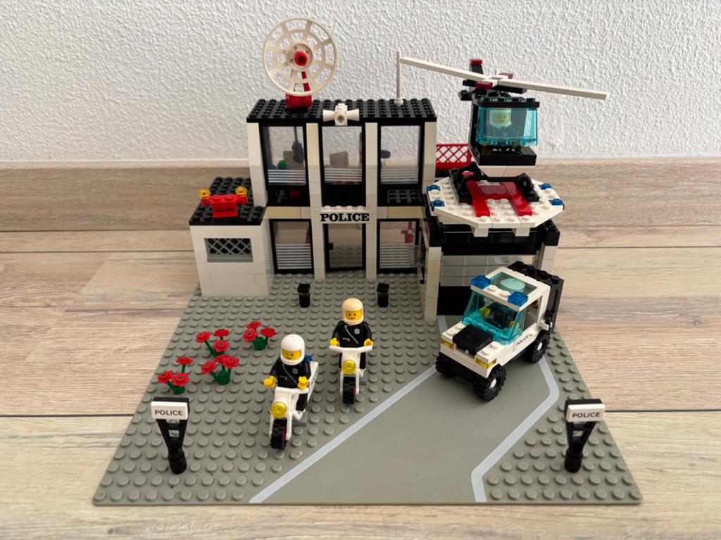 Lego 6386 Police Command Base Politie, Gebruikt, Lego, Ophalen of Verzenden, Inclusief minifiguren