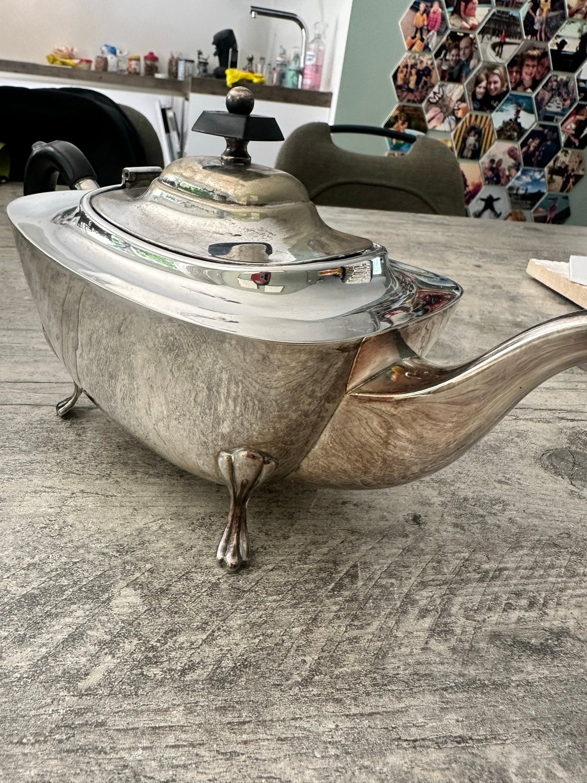 Alpaca Theepot, Antiek en Kunst, Antiek | Goud en Zilver, Zilver, Ophalen