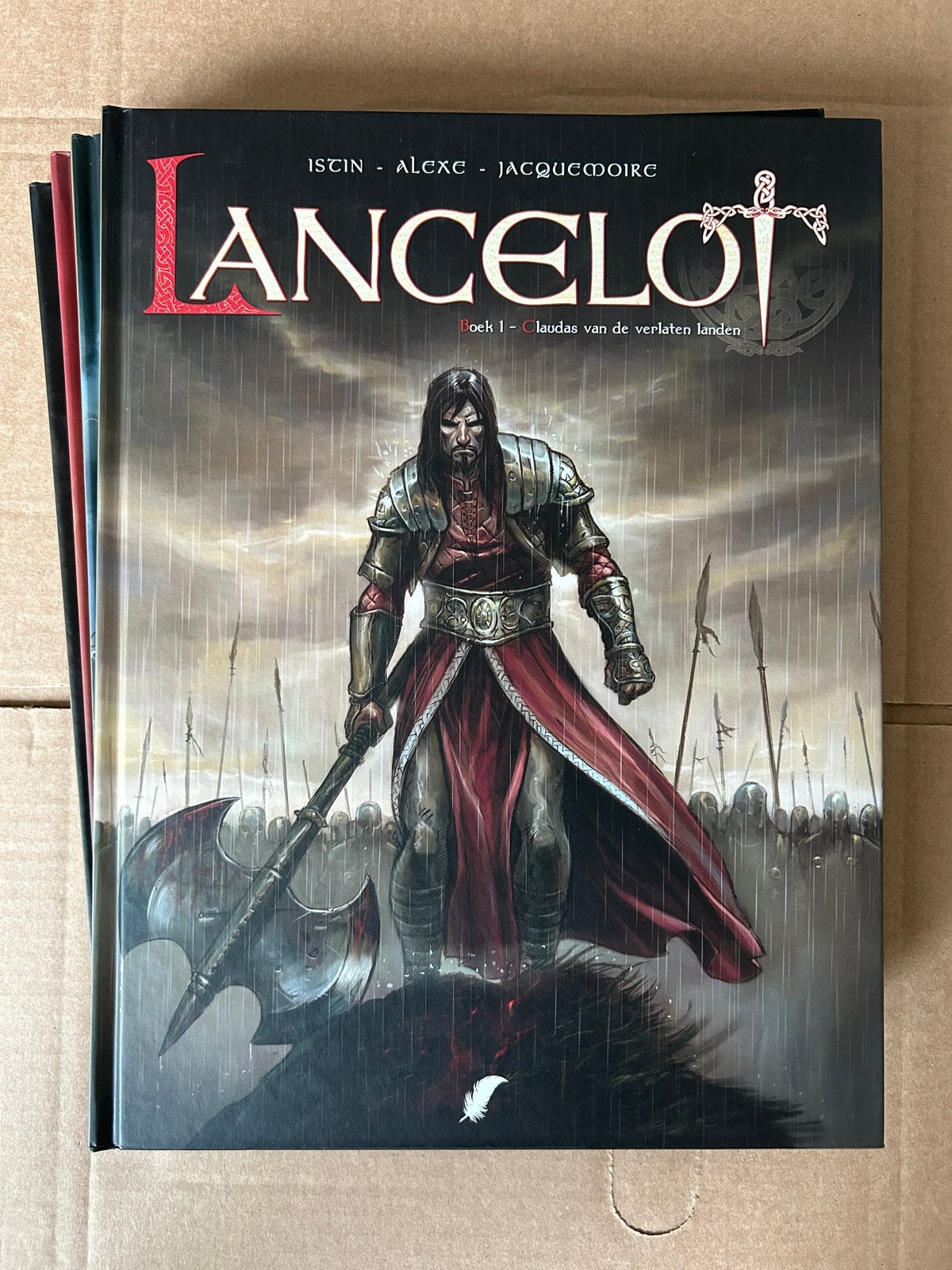 Lancelot stripboeken reeks - Boek 1 t/m 4, Boeken, Complete serie of reeks, Ophalen of Verzenden, Zo goed als nieuw