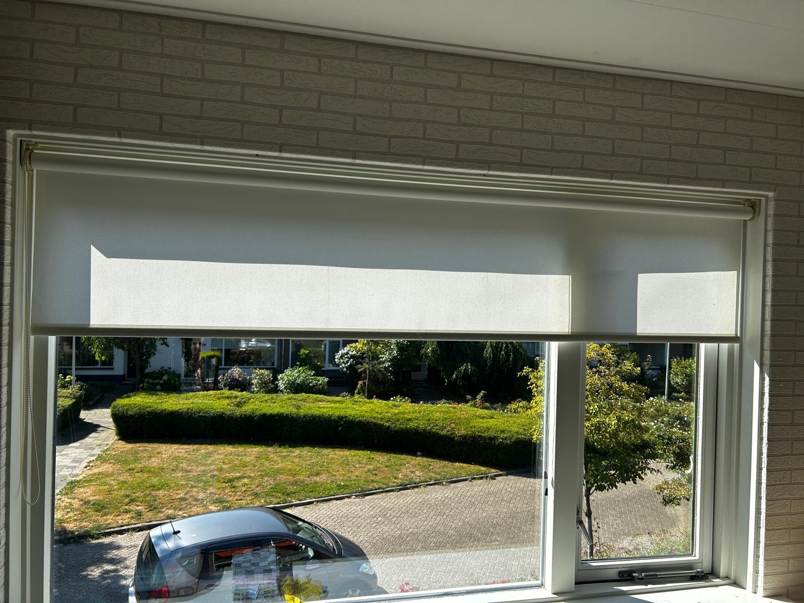 Rolgordijnen waarvan één verduisterend, Gebruikt, Rolgordijn, Crème, Ophalen