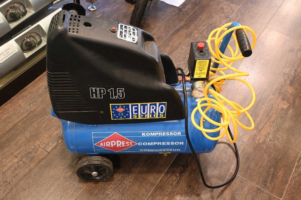 Compressor Airpress HP 1.5PK 25 Liter HLO 215/25, Gebruikt, Onbekend, Ophalen of Verzenden, Minder dan 200 liter/min