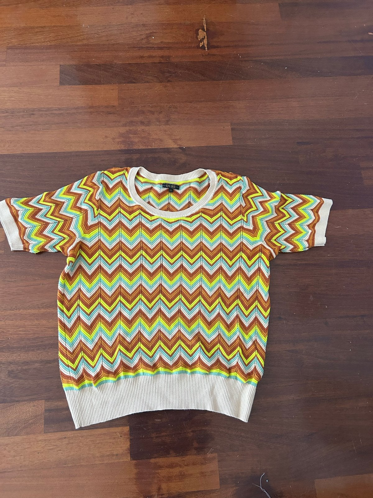 King Louie twinset, maat XL, weinig gedragen, Ophalen of Verzenden, Zo goed als nieuw, Maat 46/48 (XL) of groter, Overige kleuren