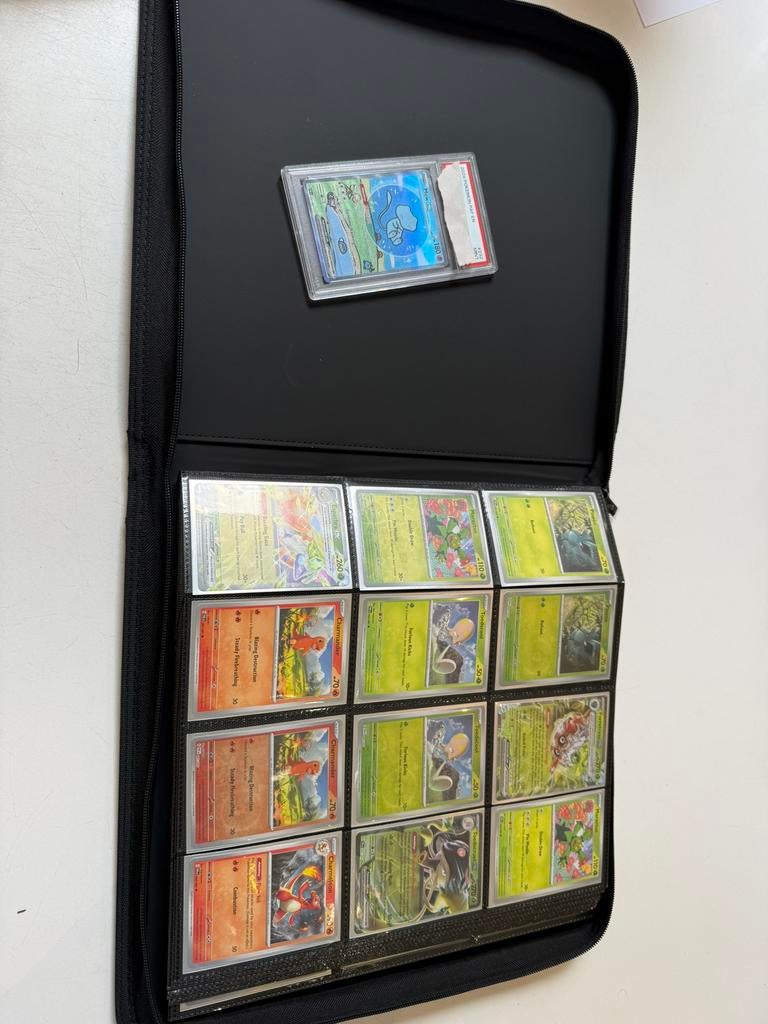 Paldean Fates master set !  Inc. Bubble mew psa 9 en promo’s, Ophalen, Zo goed als nieuw, Meerdere kaarten