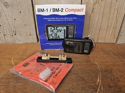 Nasa Marine Battery Monitor BM-1 Compact, Niet ingevuld, Nieuw, Niet ingevuld, Niet ingevuld