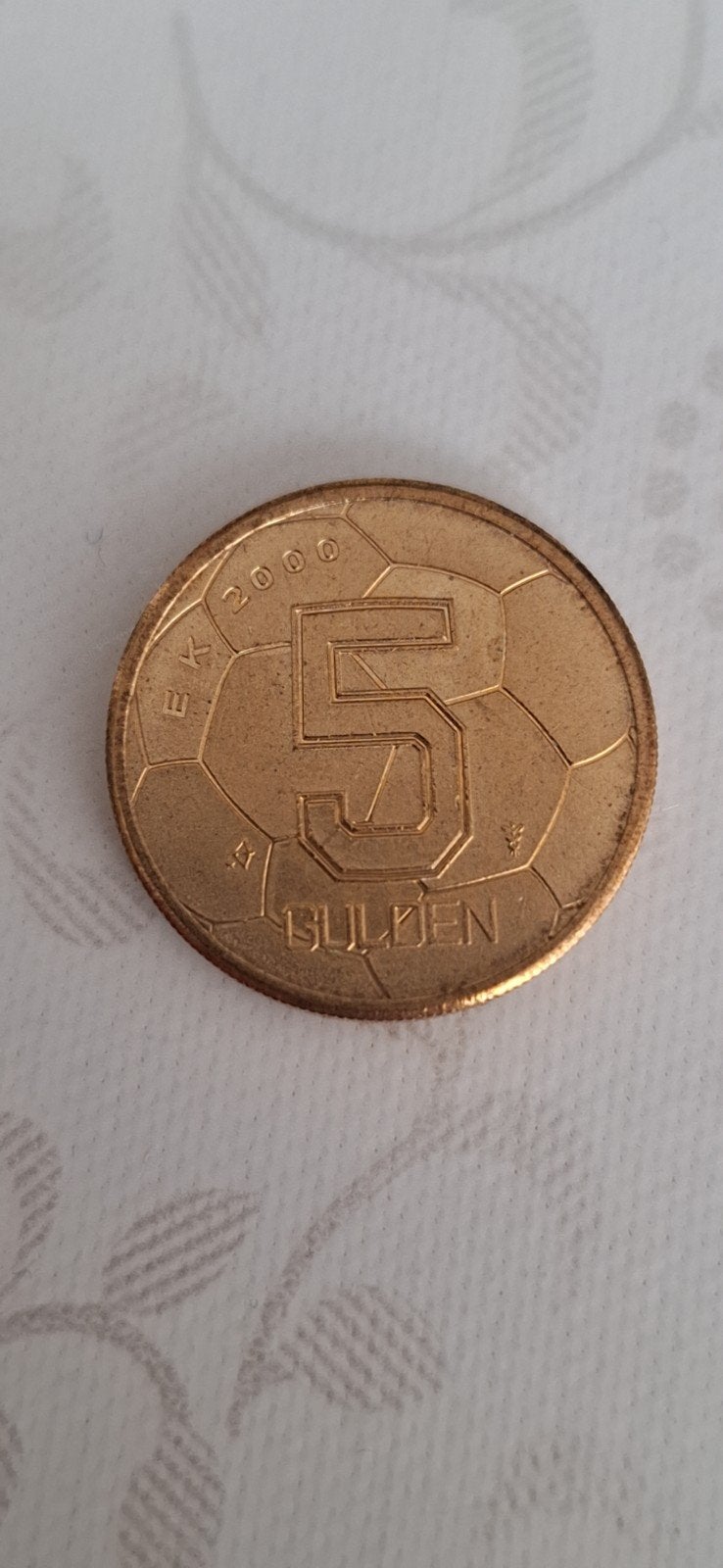 5 Gulden EK munt Koningin Beatrix 2000, Ophalen of Verzenden, Koningin Beatrix, 5 gulden, Losse munt