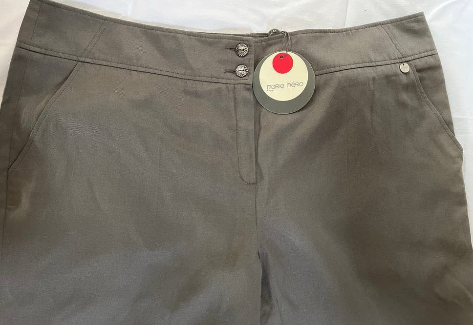 Nieuwe Marie Mero Woman broek maat 46,kaki, Maat 46/48 (XL) of groter, Nieuw, Ophalen of Verzenden, Lang