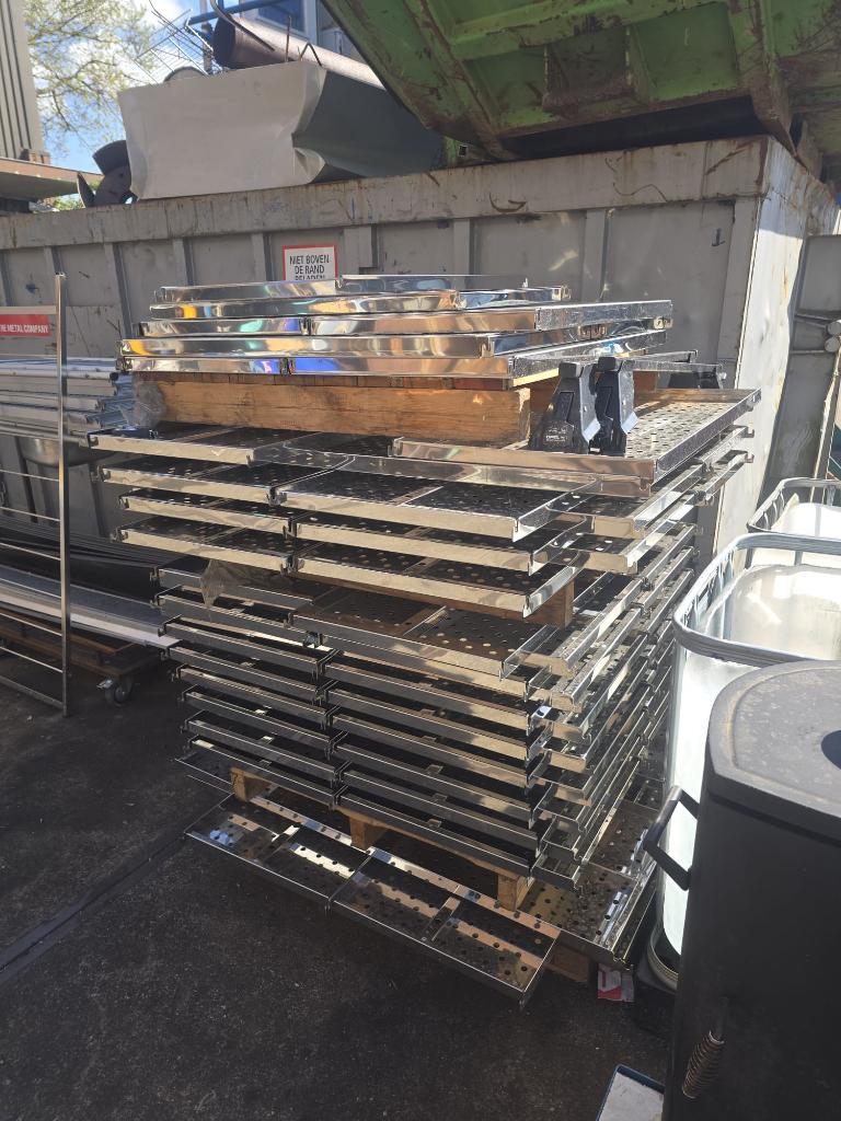 RVS legborden nieuw – HACCP stelling planken set, Ophalen, Nieuw