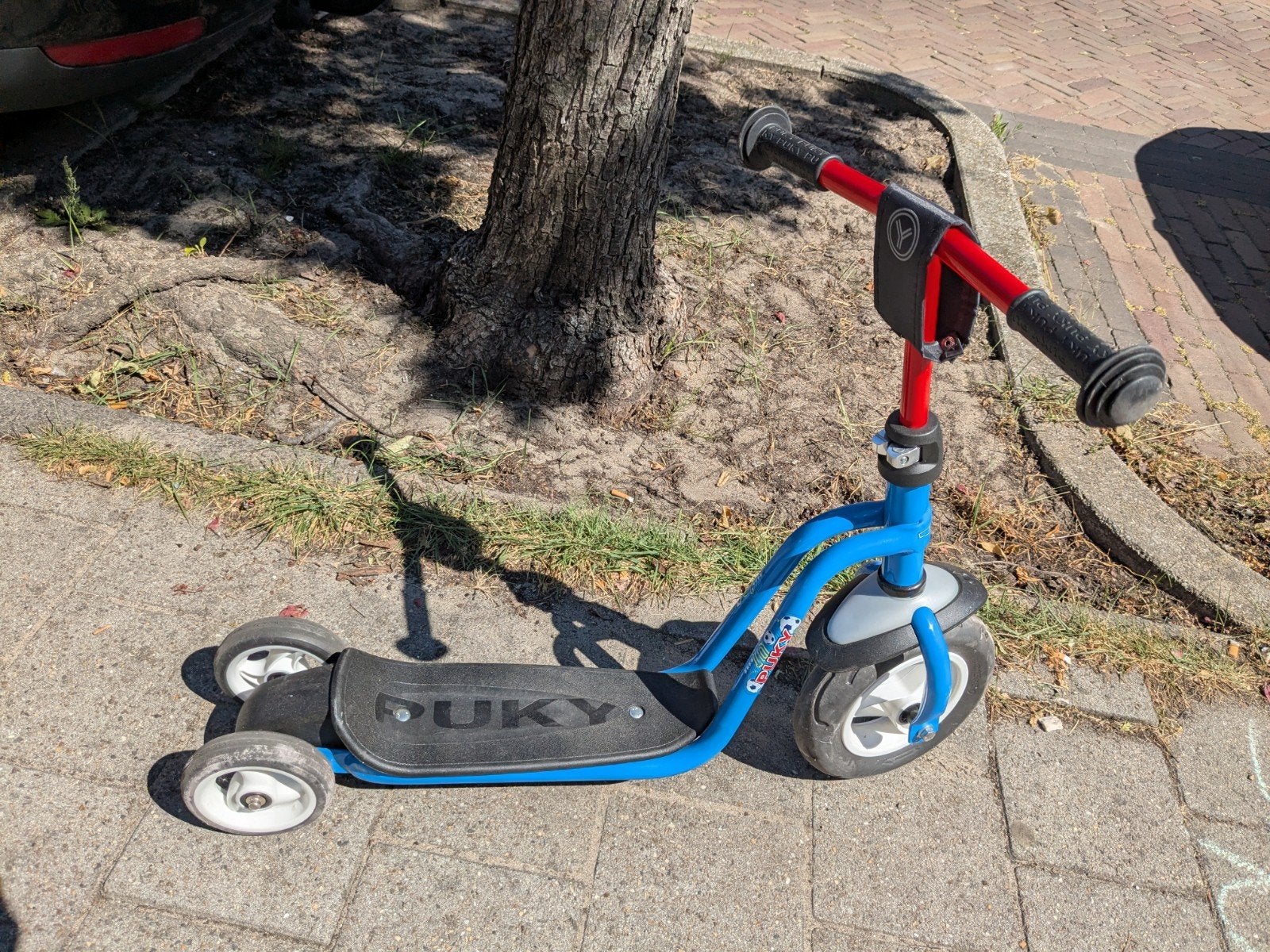 Puky step voor kinderen - Blauw/Rood, Fietsen en Brommers, Steps, Ophalen, Gebruikt, Gewone step, Puky