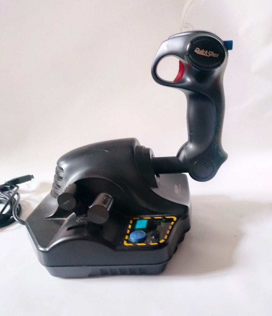 QuickShot QS-150 Intruder 3, Computers en Software, Joysticks, Ophalen of Verzenden, Gebruikt