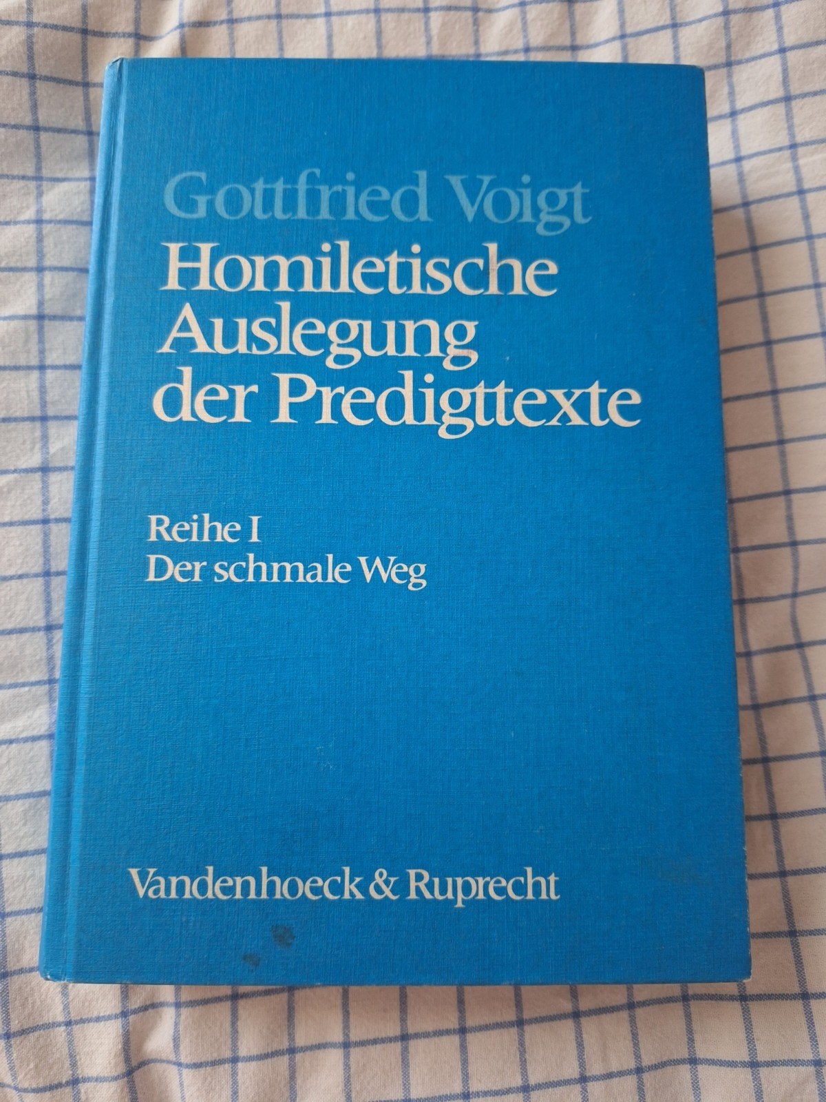 Gottfried Voigt - Homiletische Auslegung der Predigttexte, Ophalen of Verzenden, Gelezen, Gottfried Voigt, Christendom | Protestants