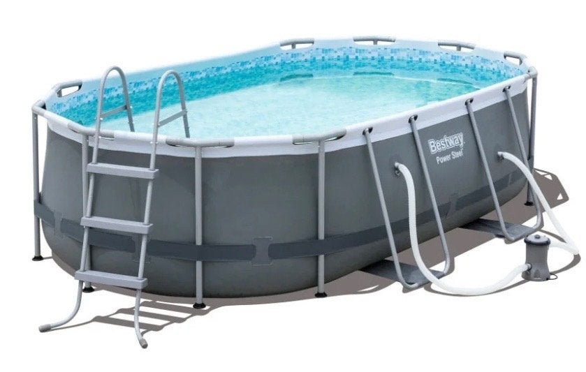 Zwembad Bestway Powersteel, Ophalen, Gebruikt, 200 tot 300 cm, 80 tot 120 cm