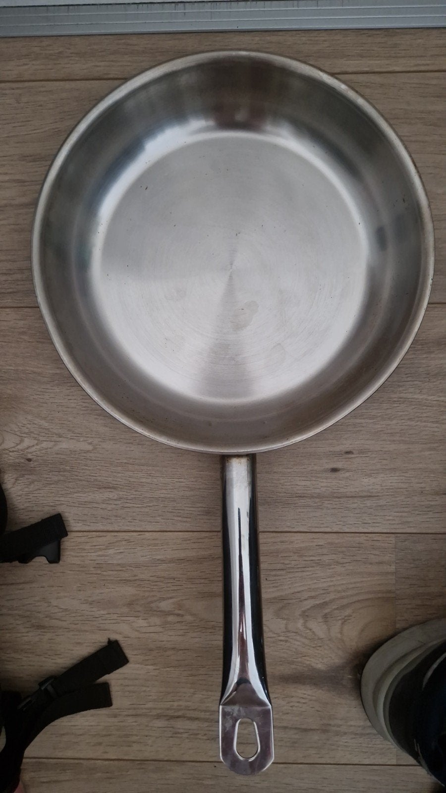 RVS koekenpan 30 cm pfas vrij koken, Ophalen of Verzenden