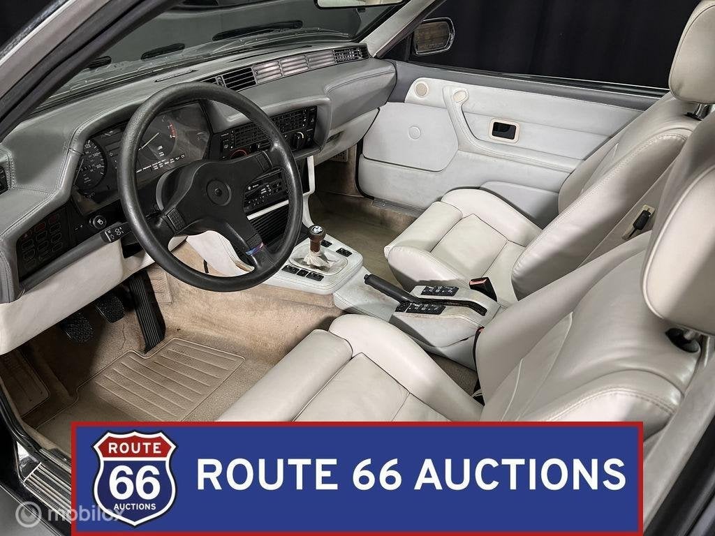 BMW M6 | 1987 | Route 66 Auctions, Auto's, Overige carrosserieën, Zwart, Bedrijf, Handgeschakeld