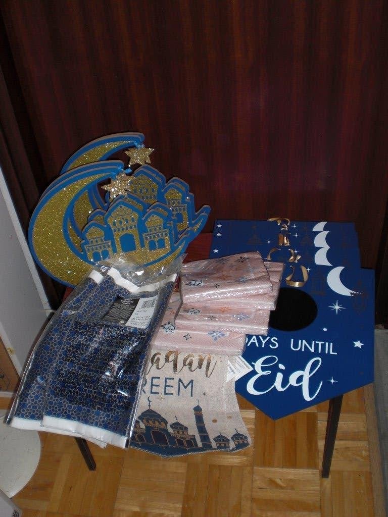 Partij Ramadan versiering  servetjes tafellakens nieuw!, Ophalen of Verzenden, Nieuw, Versiering, Verjaardag