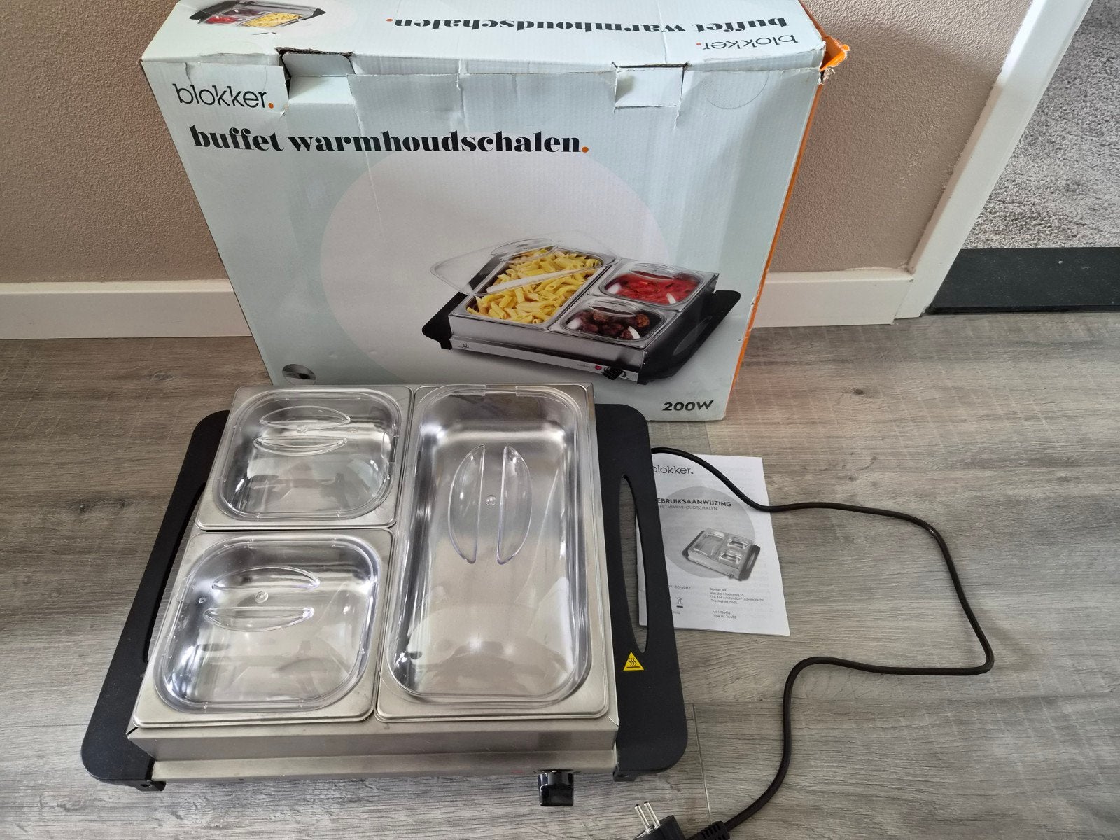 Buffet warmhoudschalen, Ophalen, Nieuw