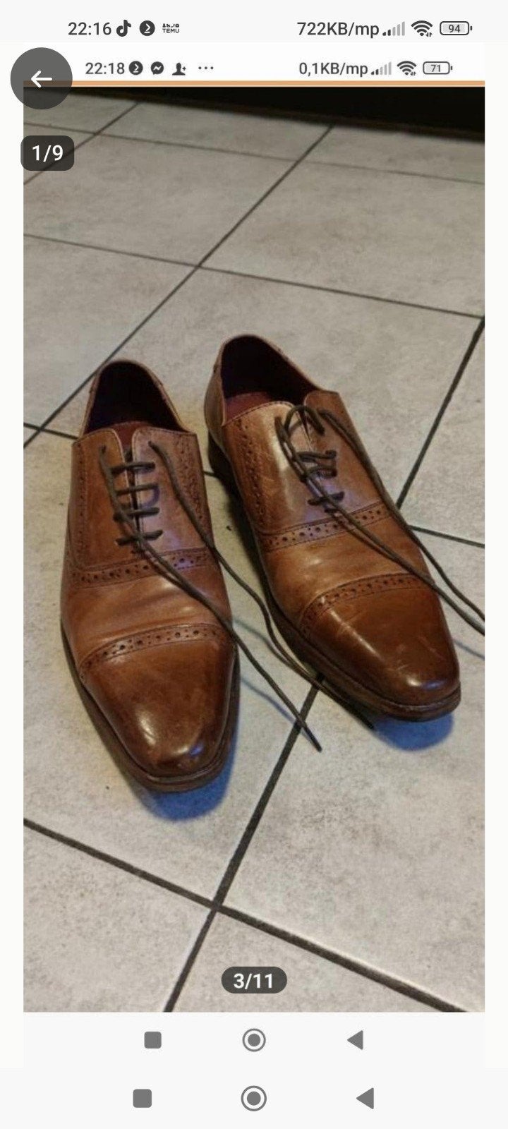P.I.U.R.E. Duurzame Veterschoenen Maat 46 - Bruin Leer, Kleding | Heren, Bruin, Nieuw, Ophalen of Verzenden, P.I.U.R.E.