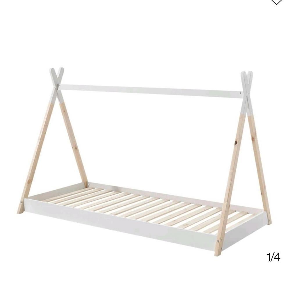 VIPACK tipibed, 70x140, Montessori., Kinderen en Baby's, Kinderkamer | Bedden, Ophalen, Zo goed als nieuw, 140 tot 160 cm, 70 tot 85 cm