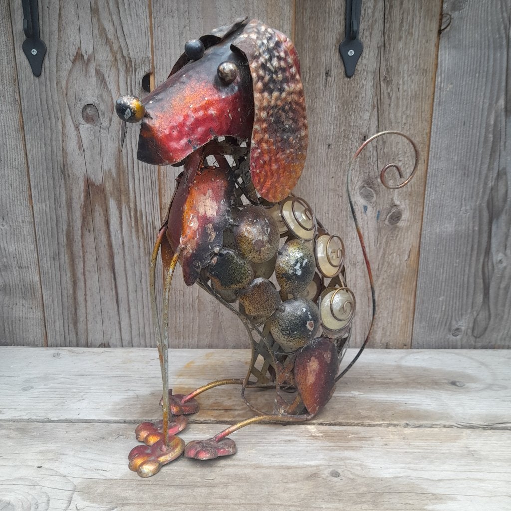 honden sculptuur, Overige onderwerpen, Ophalen of Verzenden, 20 - 50 cm, Beeld