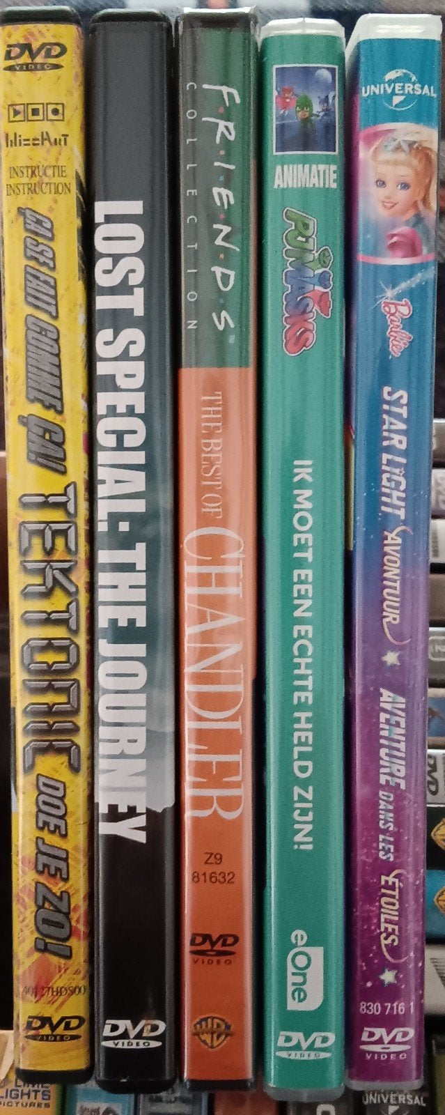 Diverse DVD collectie: films, series en animatie, Gebruikt, Alle leeftijden, Nederlands, Inclusief doosje