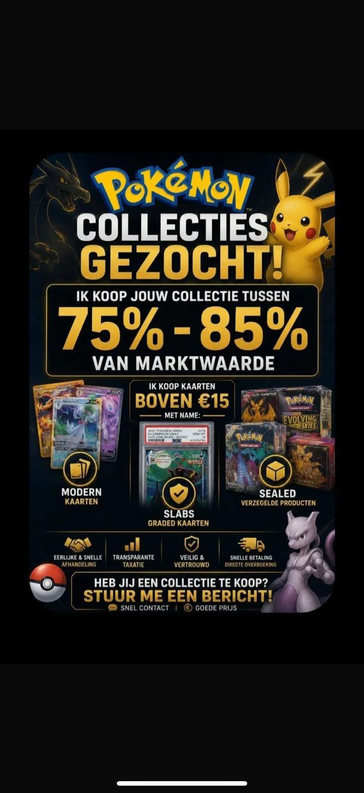 COLLECTIES GEZOCHT, Ophalen of Verzenden