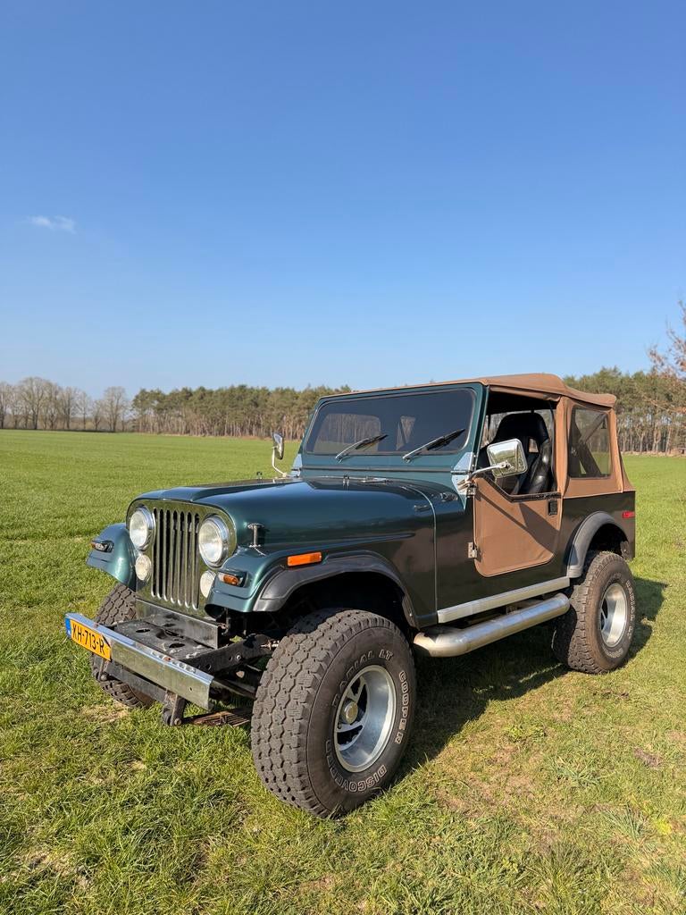Jeep CJ7 V8, Auto's, 156 pk, Cabriolet, 4 stoelen, Particulier