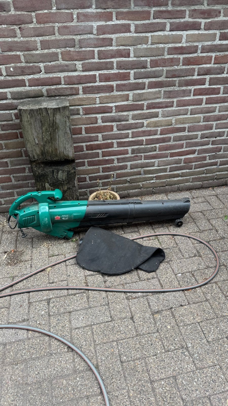 Top Craft TBV-2500/2000NL Bladblazer/Bladzuiger, Ophalen, Gebruikt, Handgedragen, Met opvangzak