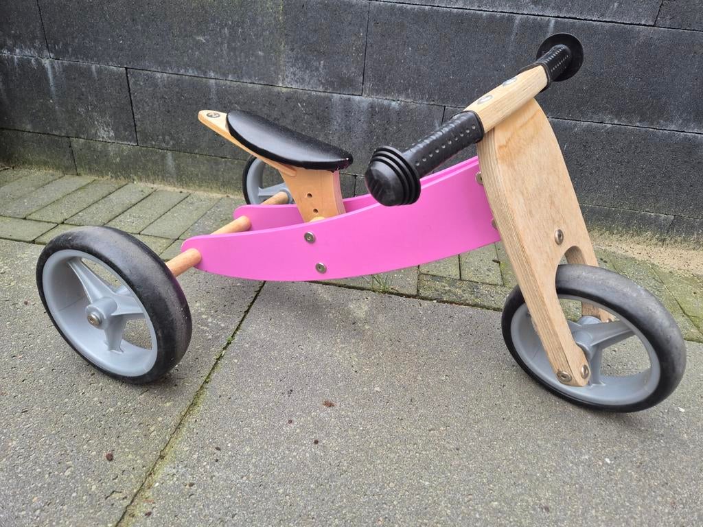 Bandits & Angels 3-in-1 Loopfiets Roze, Ophalen, Gebruikt, Loopfiets