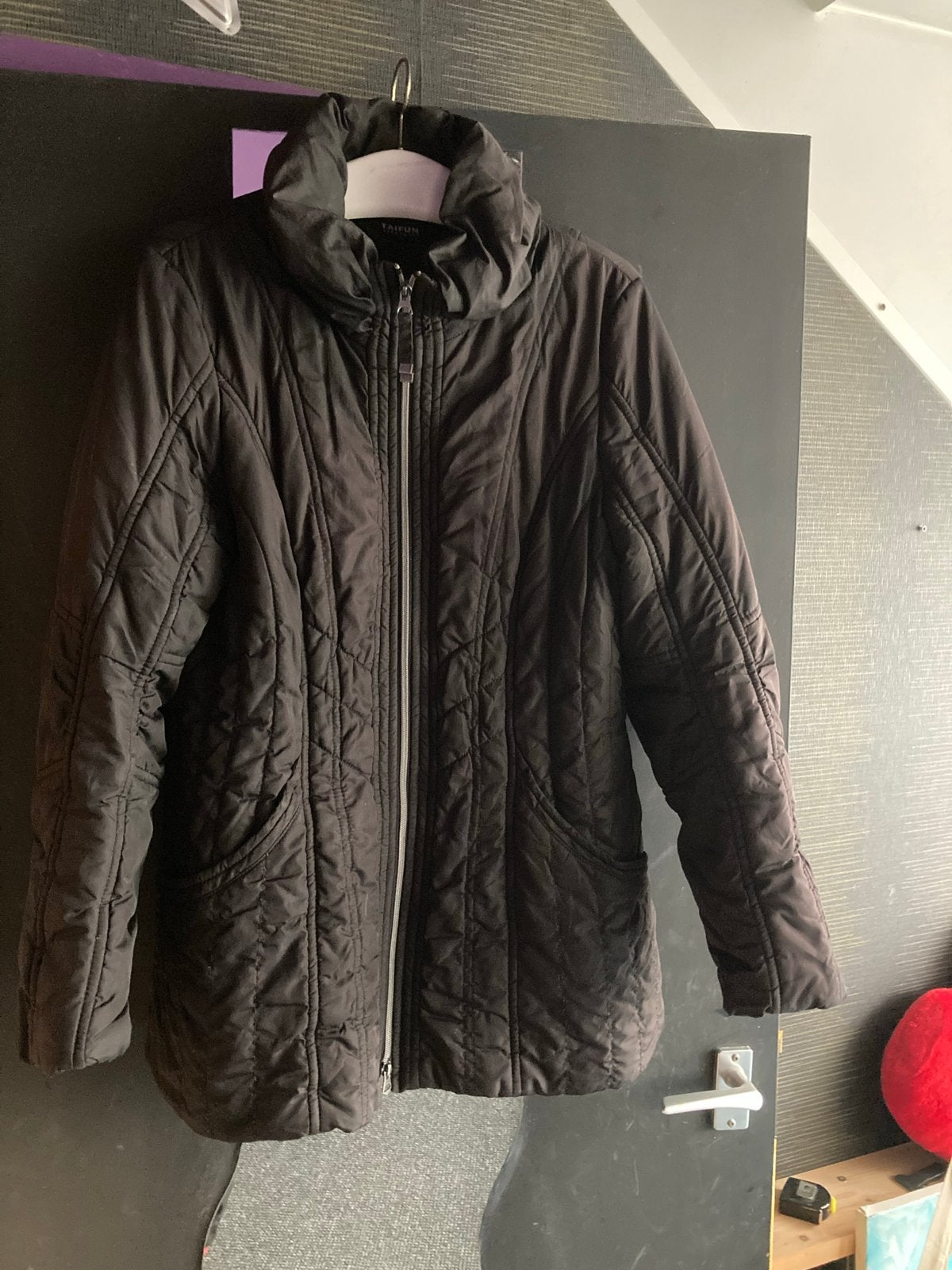 Taifun winterjas maat 40 - perfect voor koude dagen, Ophalen of Verzenden, Zo goed als nieuw, Maat 38/40 (M), Zwart