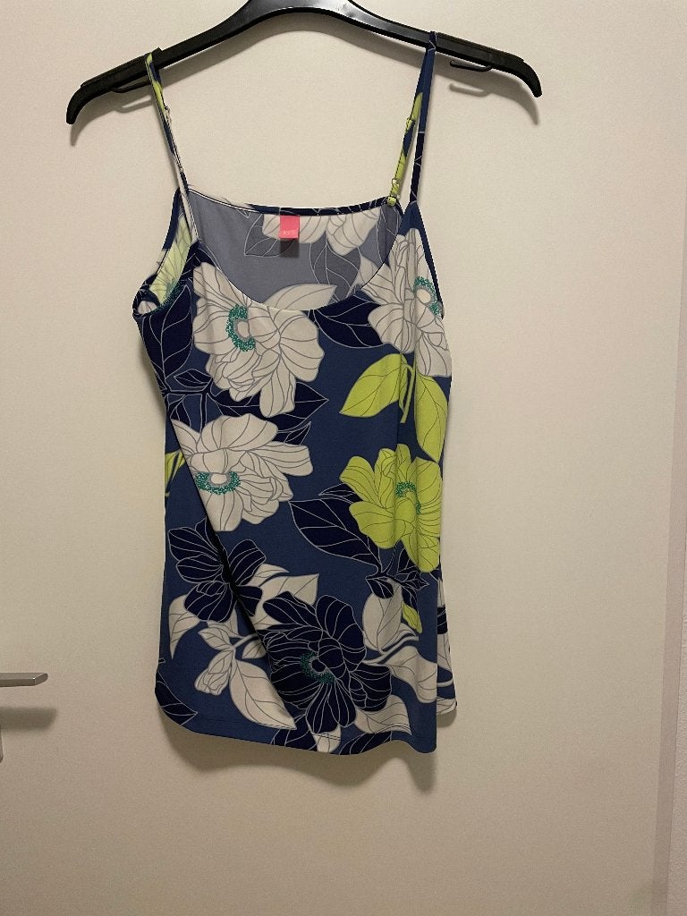 Topje Kyra & Ko blauw bloemen maat XL, Blauw, Maat 46/48 (XL) of groter, Ophalen of Verzenden, Zo goed als nieuw