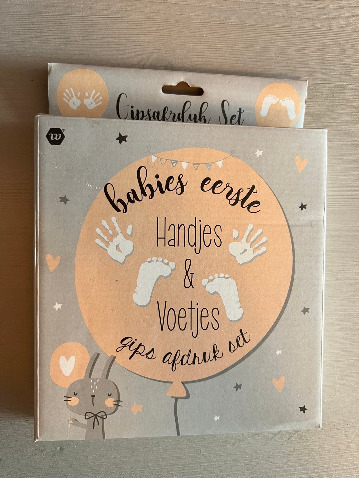 Babies Eerste Gipsafdruk Set Handjes & Voetjes, Ophalen, Nieuw, Kraamcadeau